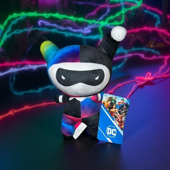 NWT Gradient Harley Quinn Suicide Squad Justice League Plush 6” - Picture 1 of 4